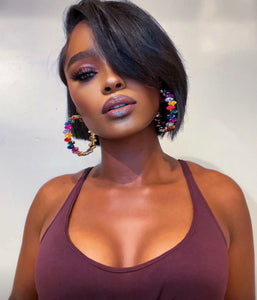 edgy hoops.